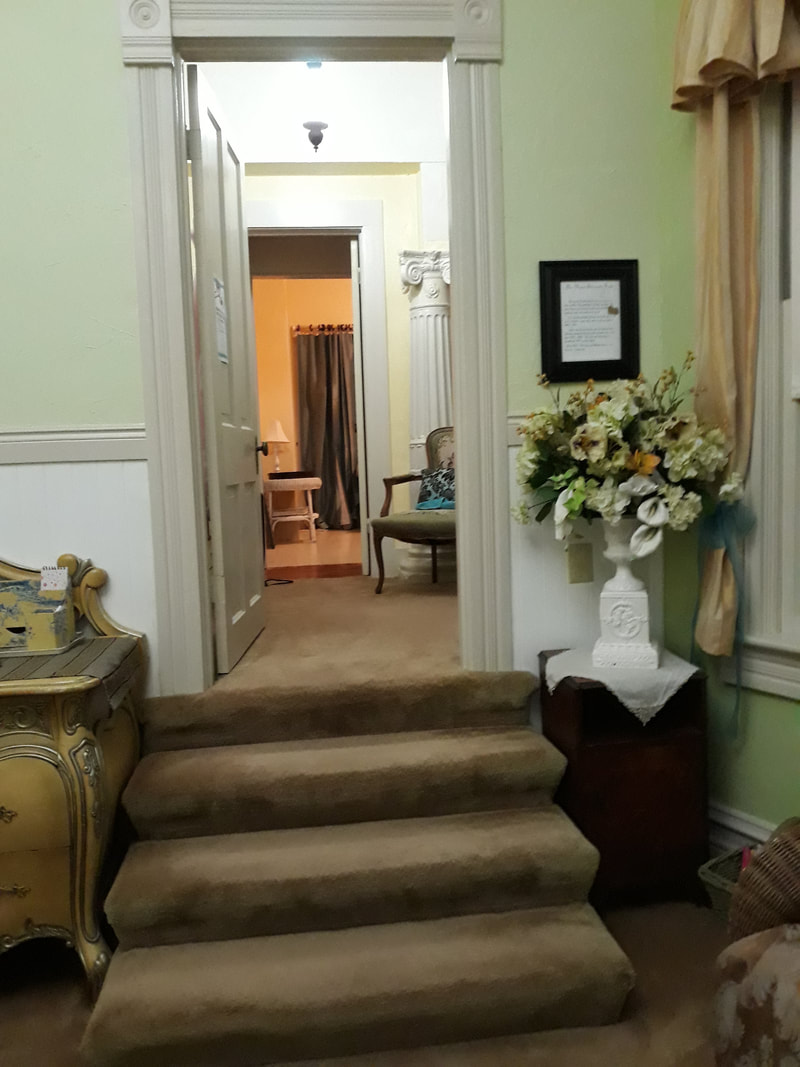 Stairs to bath and adjoining room